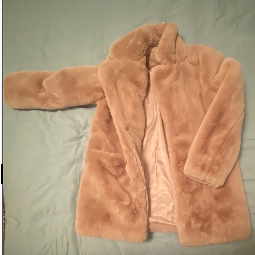 Apparis Cozy Beige Faux Fur Jacket
